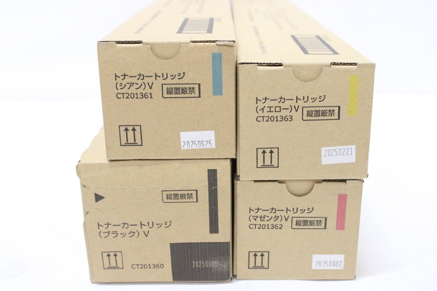 未使用 フジゼロックス 純正 トナー CT201360/61/62/63 4色（シアン・マゼンタ・イエロー・ブラック）ITN34A9N9KJ6 -D-Y15-byebye