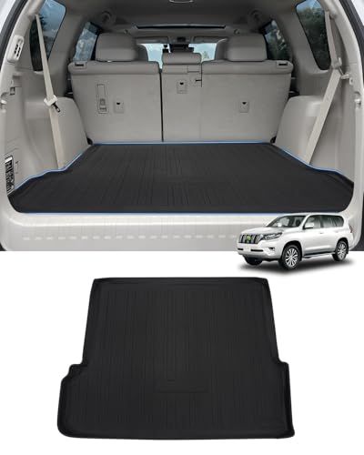 Mixsuper プラド150 ラゲッジマット 7人乗り ラゲッジトレイ LAND CRUISER PRADO TRJ150/GRJ151W/TRJ150W ガソリン車 ディーゼル車に適用 ラゲッジカバー トランクマット 3D ラゲッジボード 049ddbbb
