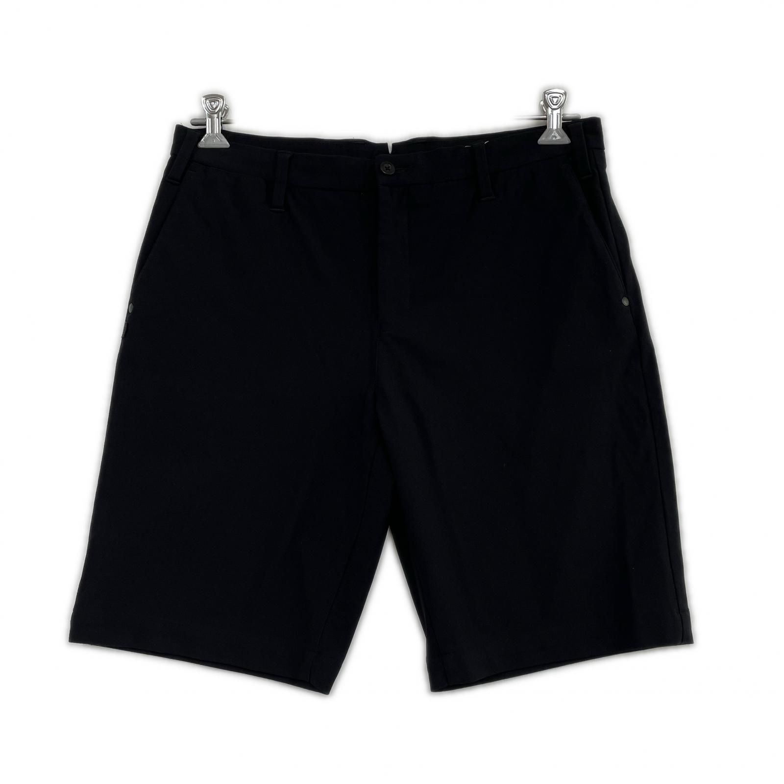 中古 メンズ ブリーフィング BRIEFING ハーフパンツ XL ブラック 黒 ストレッチ
