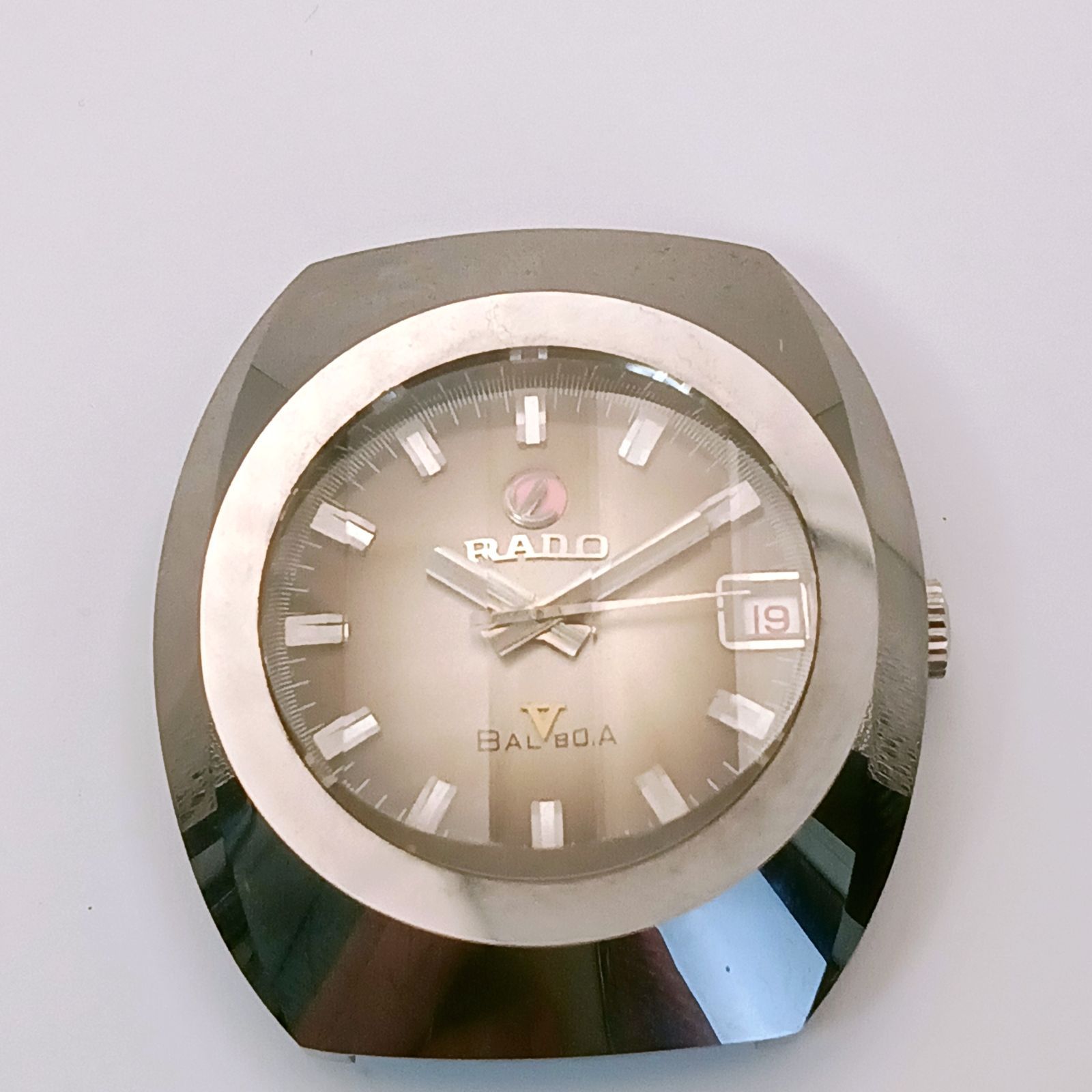 【稼働】0620-3 RADO BALBOA V ラドー バルボア V メンズ腕時計 自動巻き カットガラス フェイスのみ