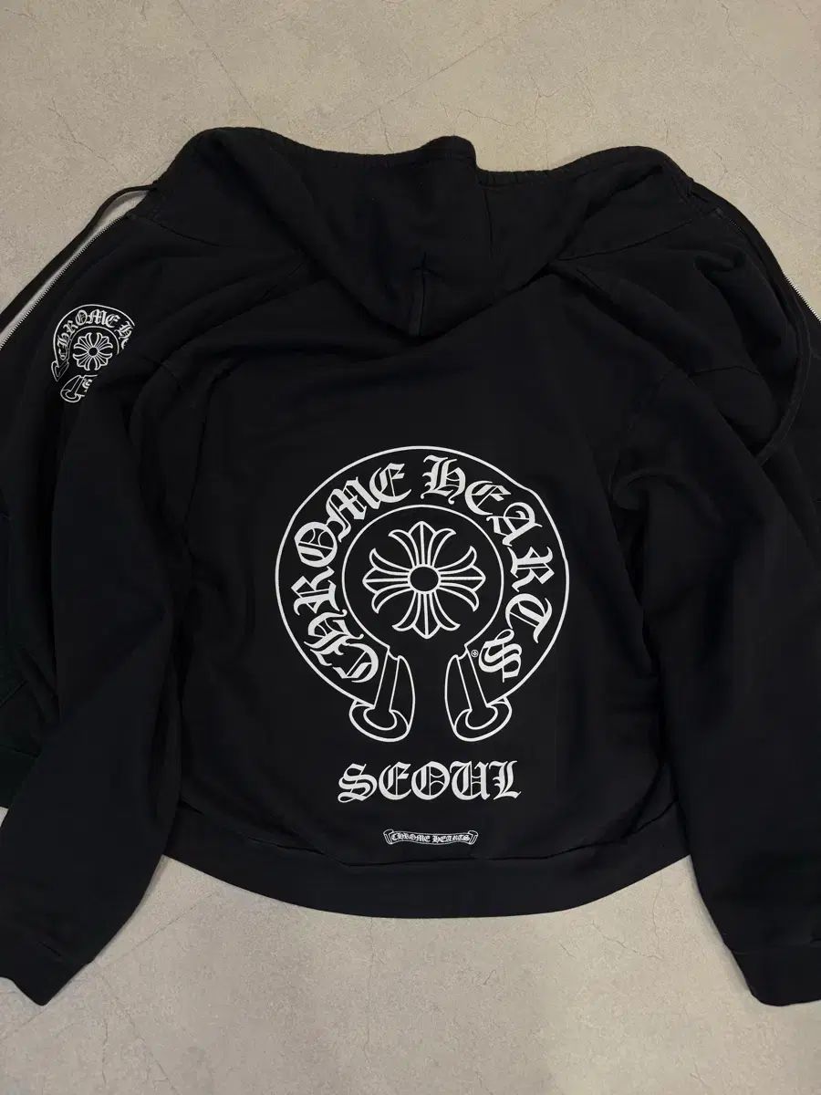 CHROME HEARTS ソウル ホースシュー フードジップアップ