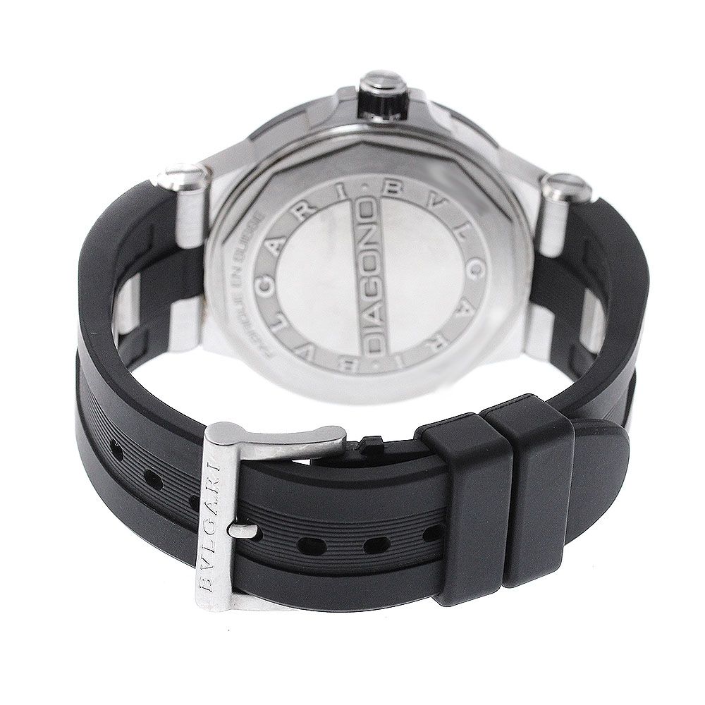 ブルガリ BVLGARI DG42SC ディアゴノ セラミック デイト 自動巻き メンズ 良品 保証書付き_965242