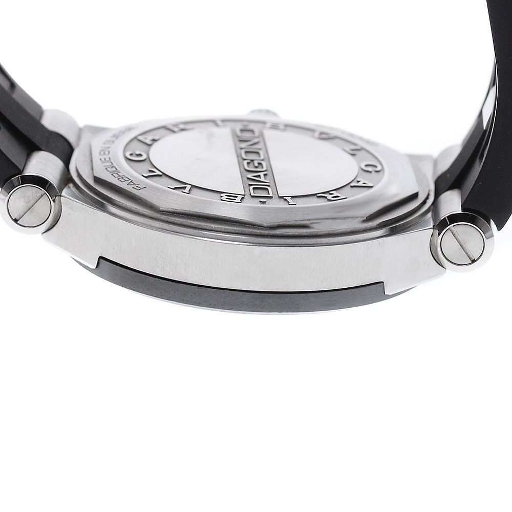ブルガリ BVLGARI DG42SC ディアゴノ セラミック デイト 自動巻き メンズ 良品 保証書付き_965242