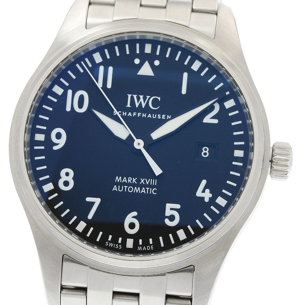 IWC IWC SCHAFFHAUSEN IW327015 パイロットウォッチ マークXVIII デイト 自動巻き メンズ 美品 保証書付き_965550