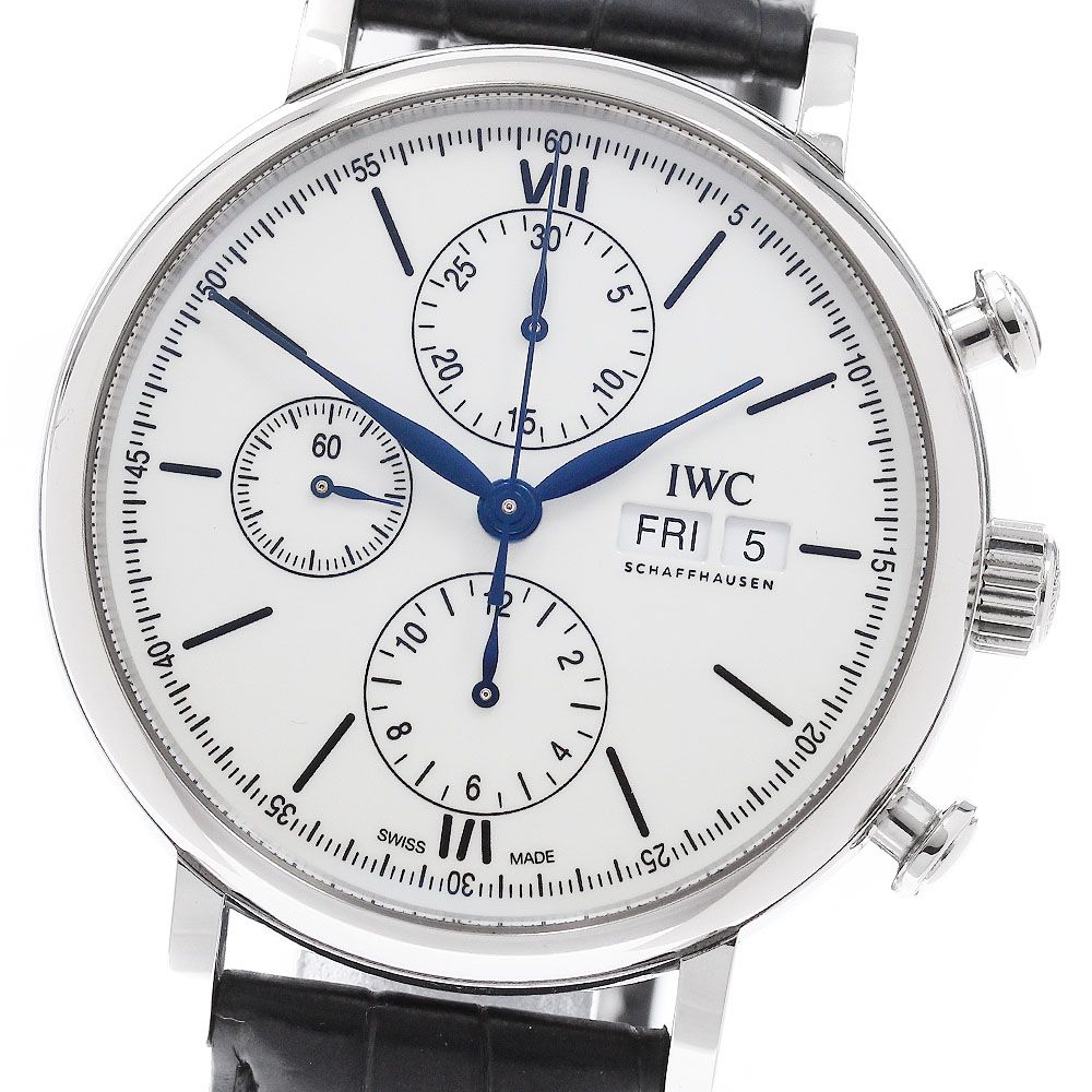 IWC IWC SCHAFFHAUSEN IW391024 ポートフィノ 150イヤーズ クロノグラフ 自動巻き メンズ 保証書付き_965314