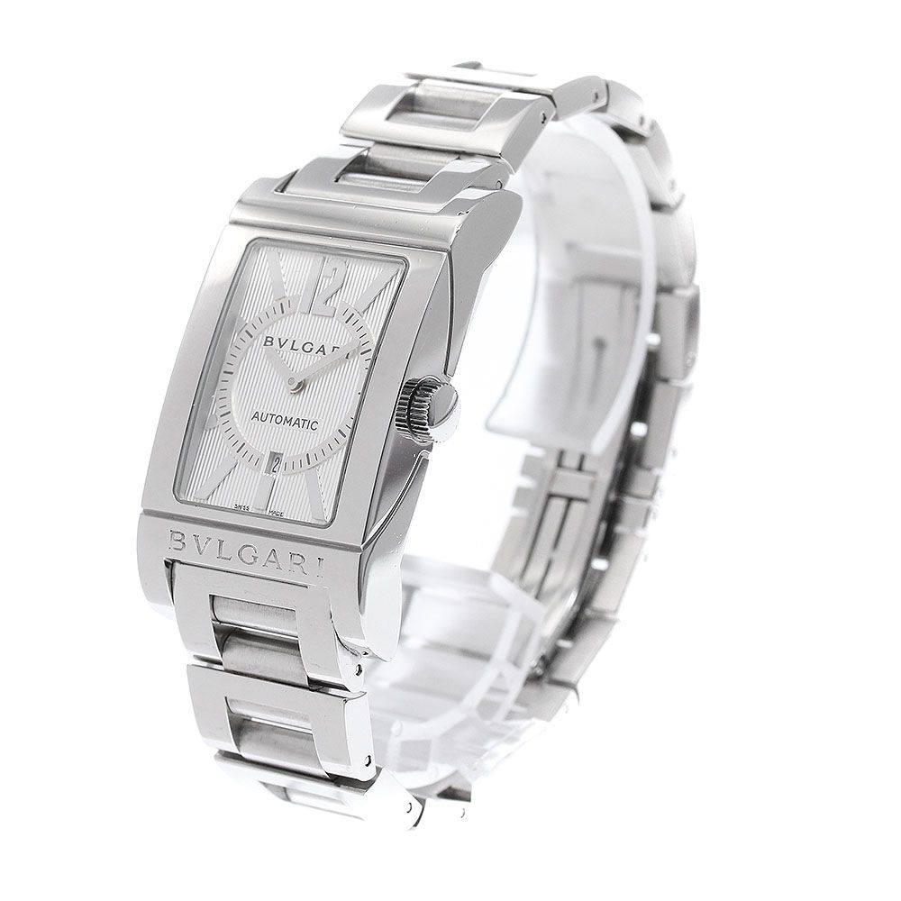 ブルガリ BVLGARI RT45S レッタンゴロ デイト 自動巻き メンズ _963036