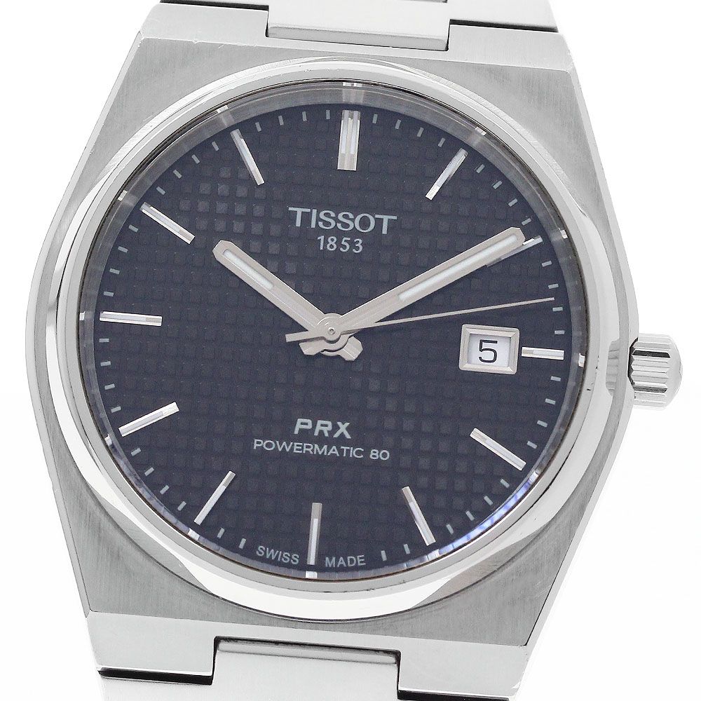 ティソ TISSOT T137407 PRX パワーマティック80 デイト 自動巻き メンズ _961117