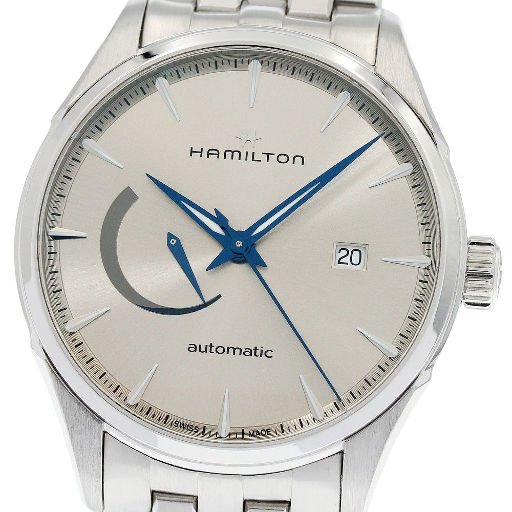 ハミルトン HAMILTON H326350 ジャズマスター パワーリザーブ デイト 自動巻き メンズ 良品 箱・保証書付き_961093