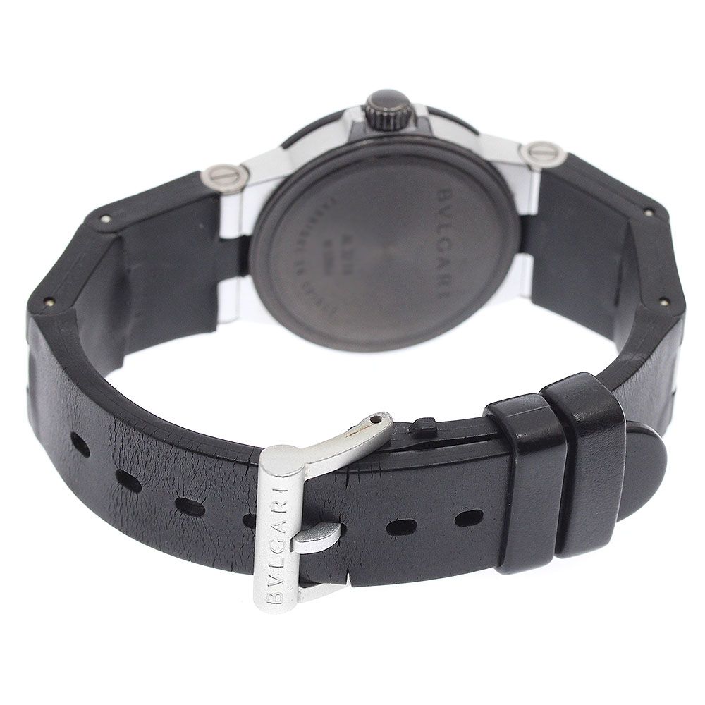 ベルト訳あり ブルガリ BVLGARI AL32TA アルミニウム デイト クォーツ
