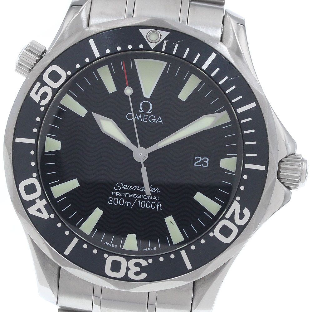 オメガ OMEGA 2264.50 シーマスター300 デイト クォーツ メンズ _960515