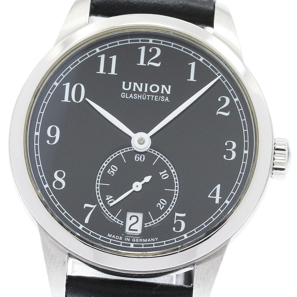 ユニオングラスヒュッテ UNION GLASHUTTE D007.228A 1893 スモールセコンド デイト 自動巻き ボーイズ 良品 _963232