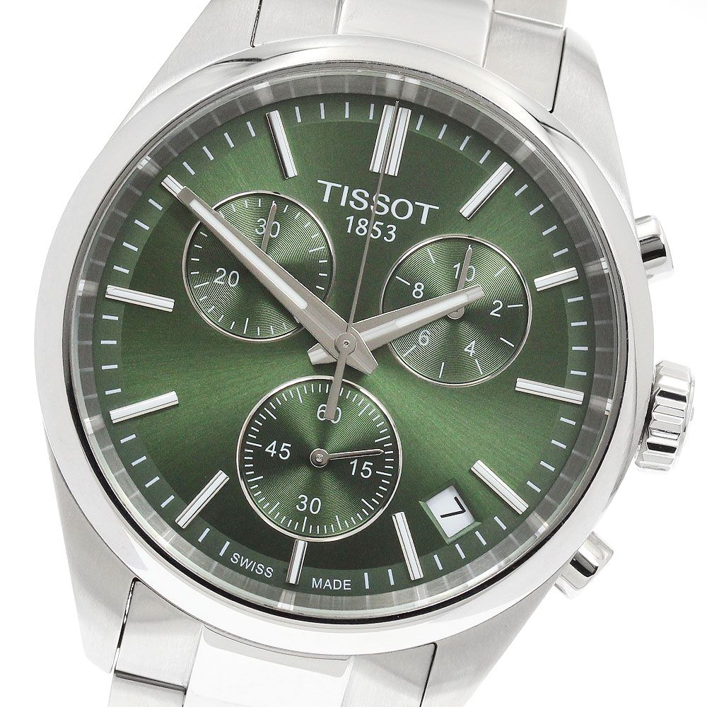 ティソ TISSOT T150.417.11.091.00 PR 100 クロノグラフ デイト クォーツ メンズ 良品 箱付き_965239