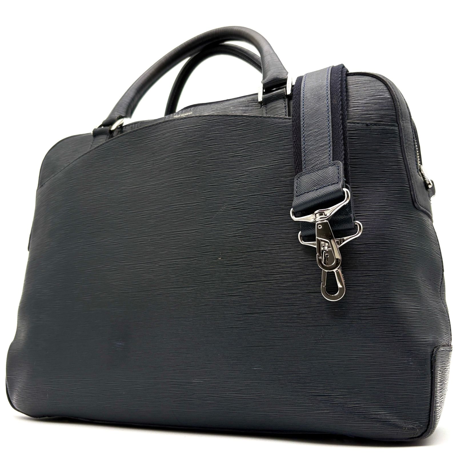 ペッレモルビダ PELLE MORBIDA キャピターノ 2way 2室 ビジネスバッグ ブリーフケース ネイビー 紺 レザー 本革 A4収納 通勤 ボーナス 夏休み 帰省 お盆 敬老の日 サマーギフト ご褒美