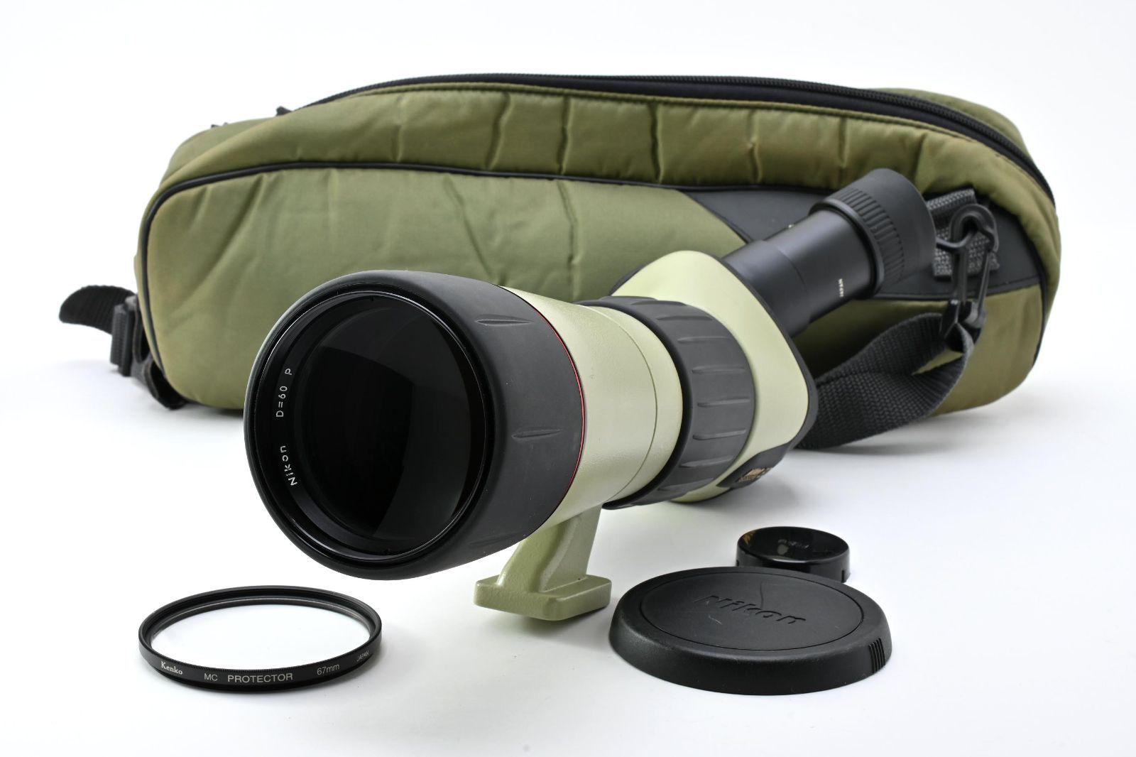 ★美品★ ニコン NIKON FIELD SCOPE ED III-A φ60 40x WF φ78 50x WFアイピース付き OO4401 #198
