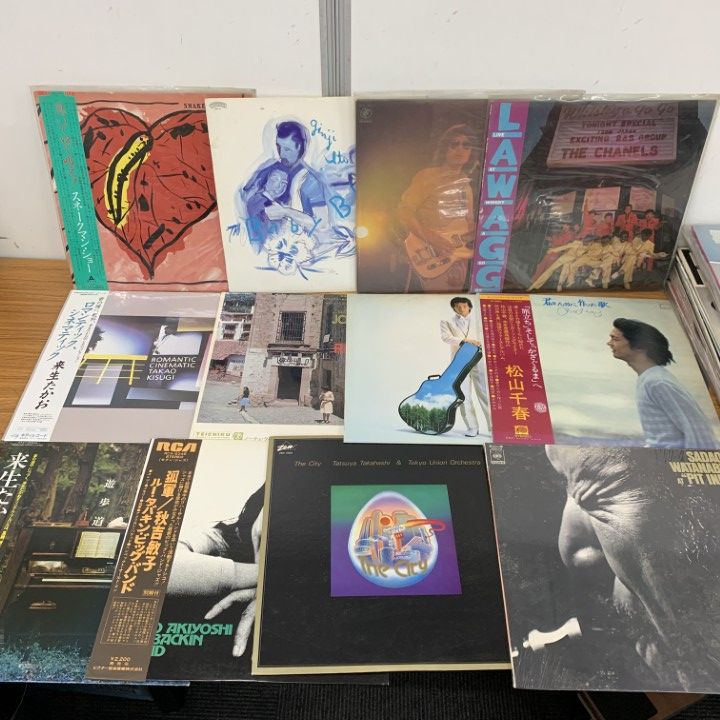 □01)【1点限り!】歌謡曲・和ジャズなどのレコードまとめ売り約45点