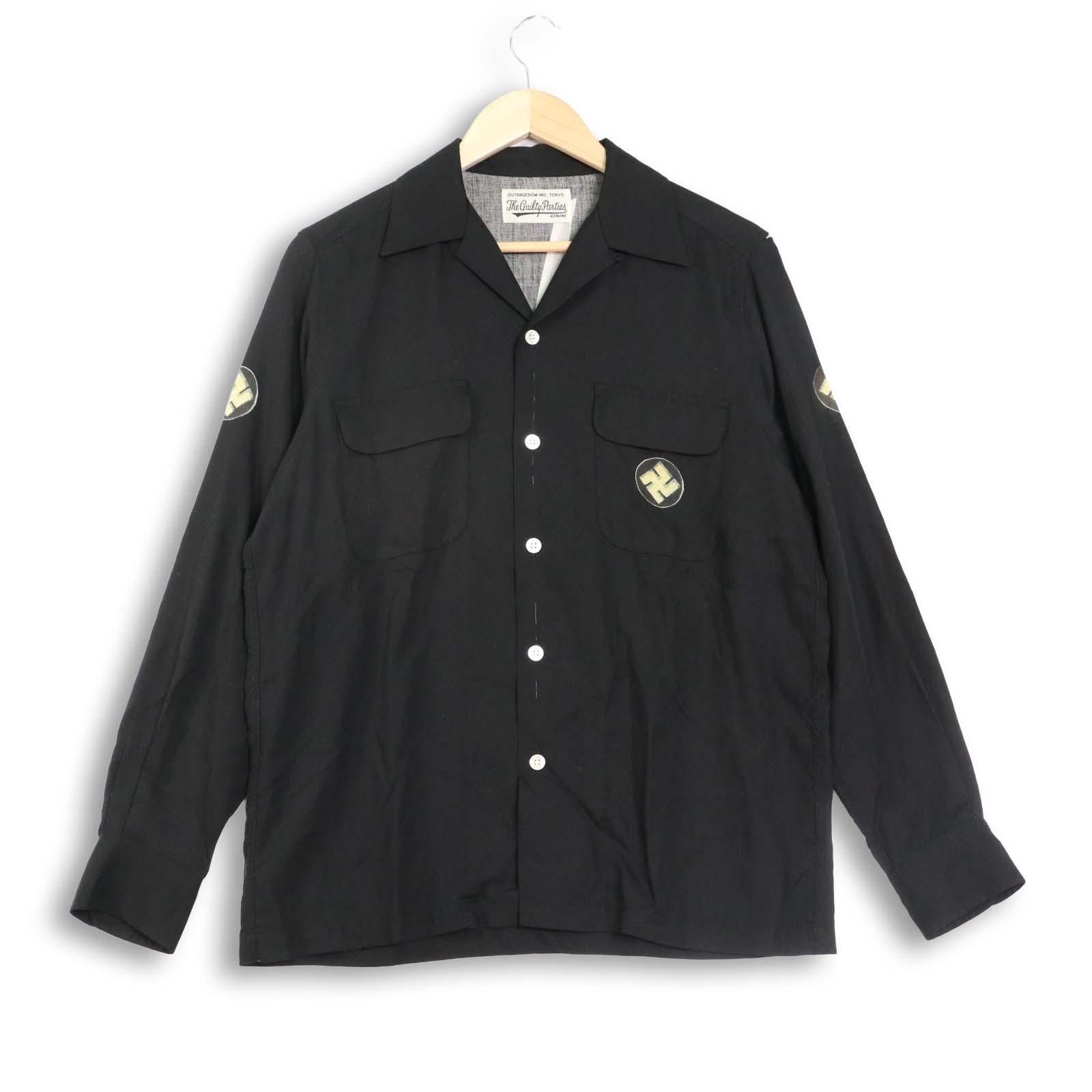 WACKOMARIA/ワコマリア 17AW 刀 日本刀 プリント オープンカラーシャツ