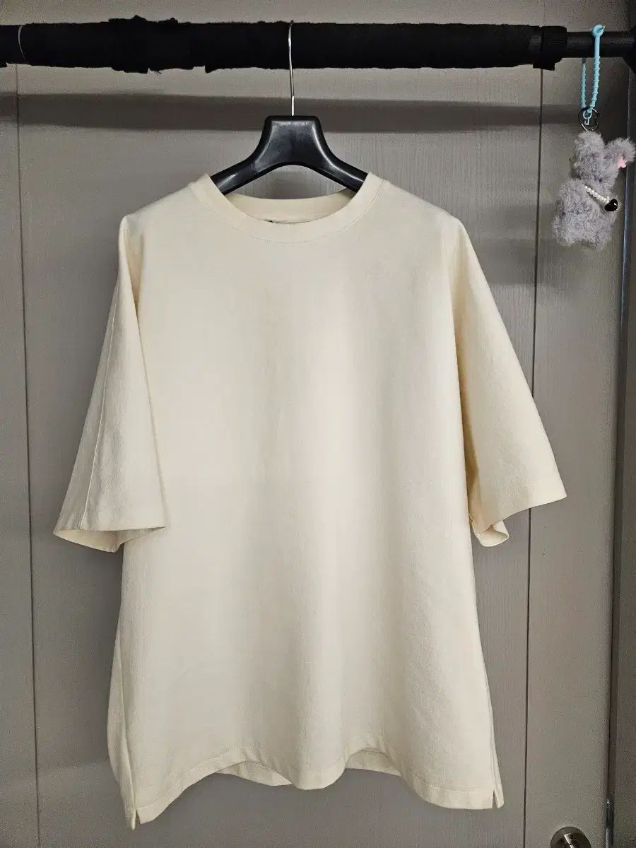 TIME HOMME 24ss クリーム色 半袖 Tシャツ