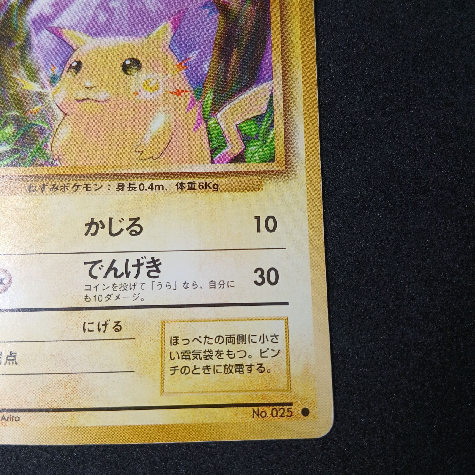 ピカチュウ ○ : 旧裏 [PMCG1-2](拡張パック「ポケットモンスター