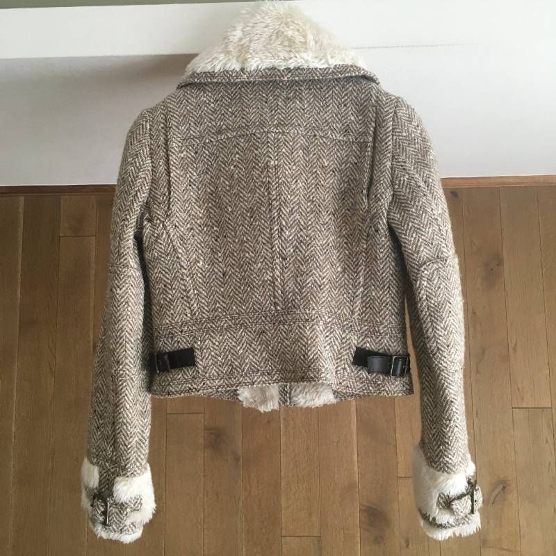 美品 BURBERRY BLUE LABEL（バーバリーブルーレーベル）ボア