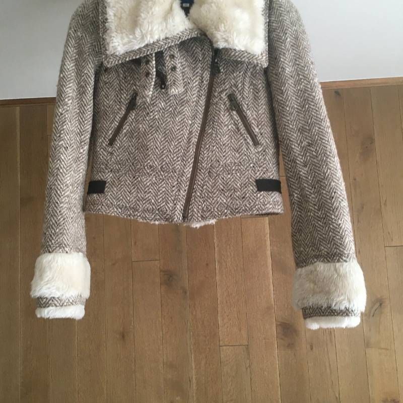 美品 BURBERRY BLUE LABEL（バーバリーブルーレーベル）ボア