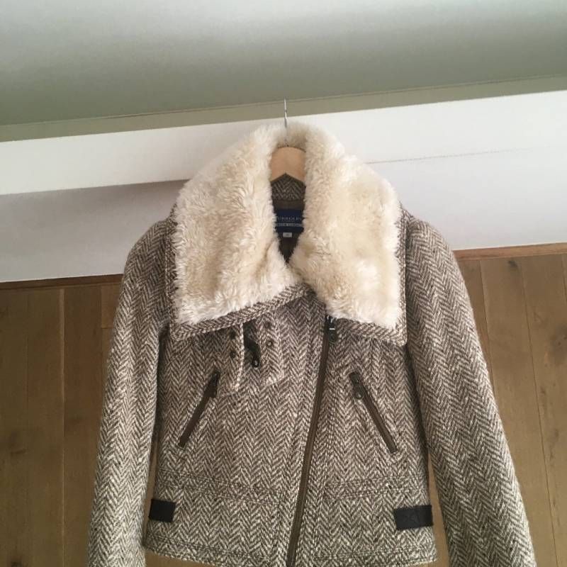 美品 BURBERRY BLUE LABEL（バーバリーブルーレーベル）ボア