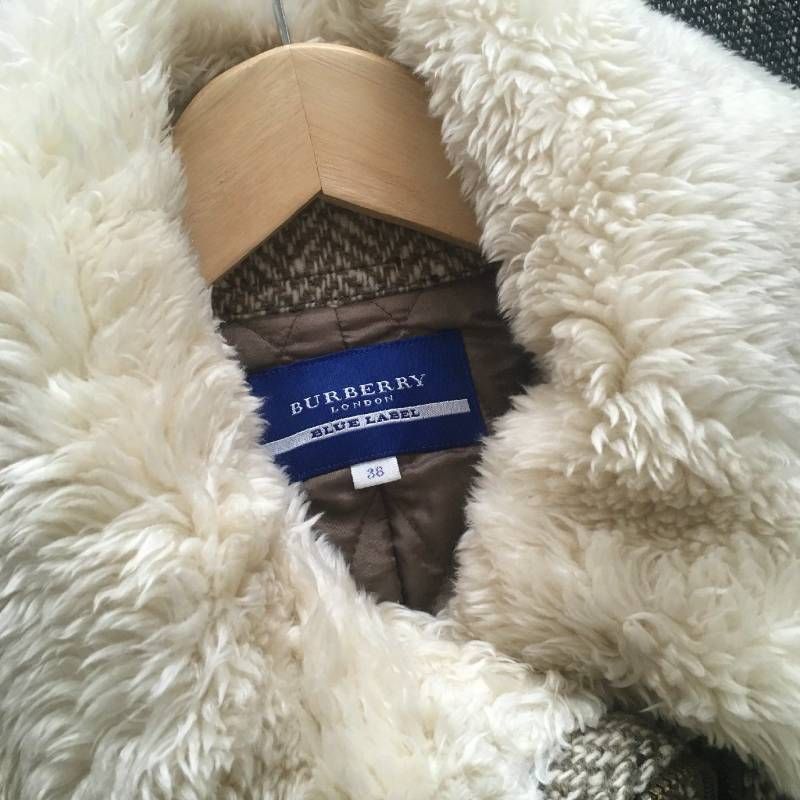 美品 BURBERRY BLUE LABEL（バーバリーブルーレーベル）ボア