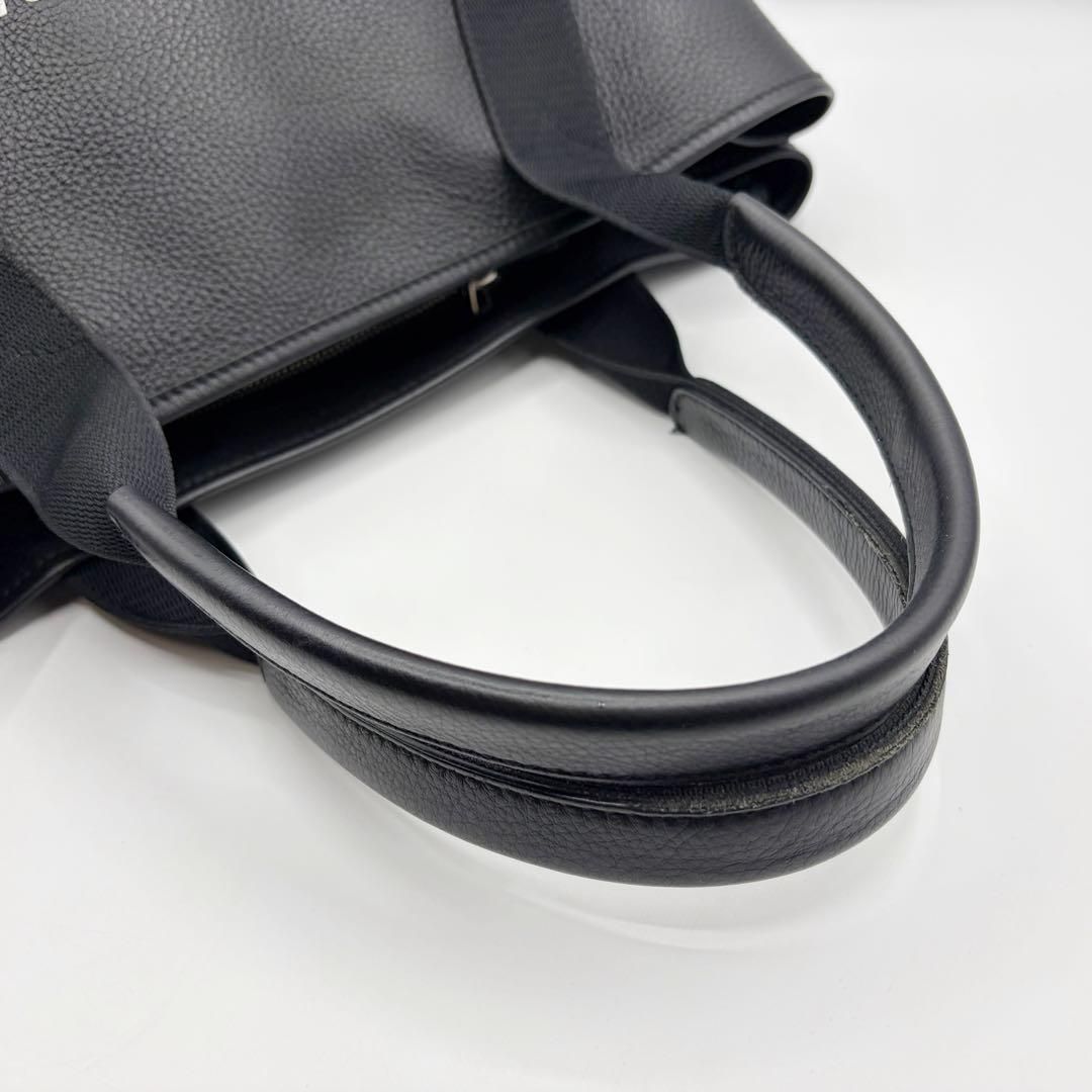 ⭐️良品⭐️ バレンシアガ ネイビーカバスM レザー トートバッグ