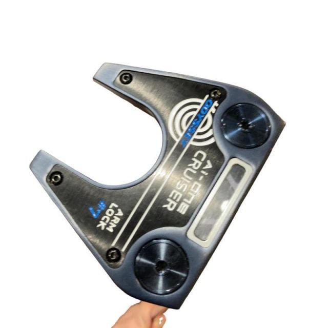 【中古】 オデッセイ Ai-ONE CRUISER #7 ARM LOCK DB 39インチ パター PT STROKE LAB 140 スチール (フレックスその他) メンズ 男性用 右利き 右用 Cランク ゴルフクラブ