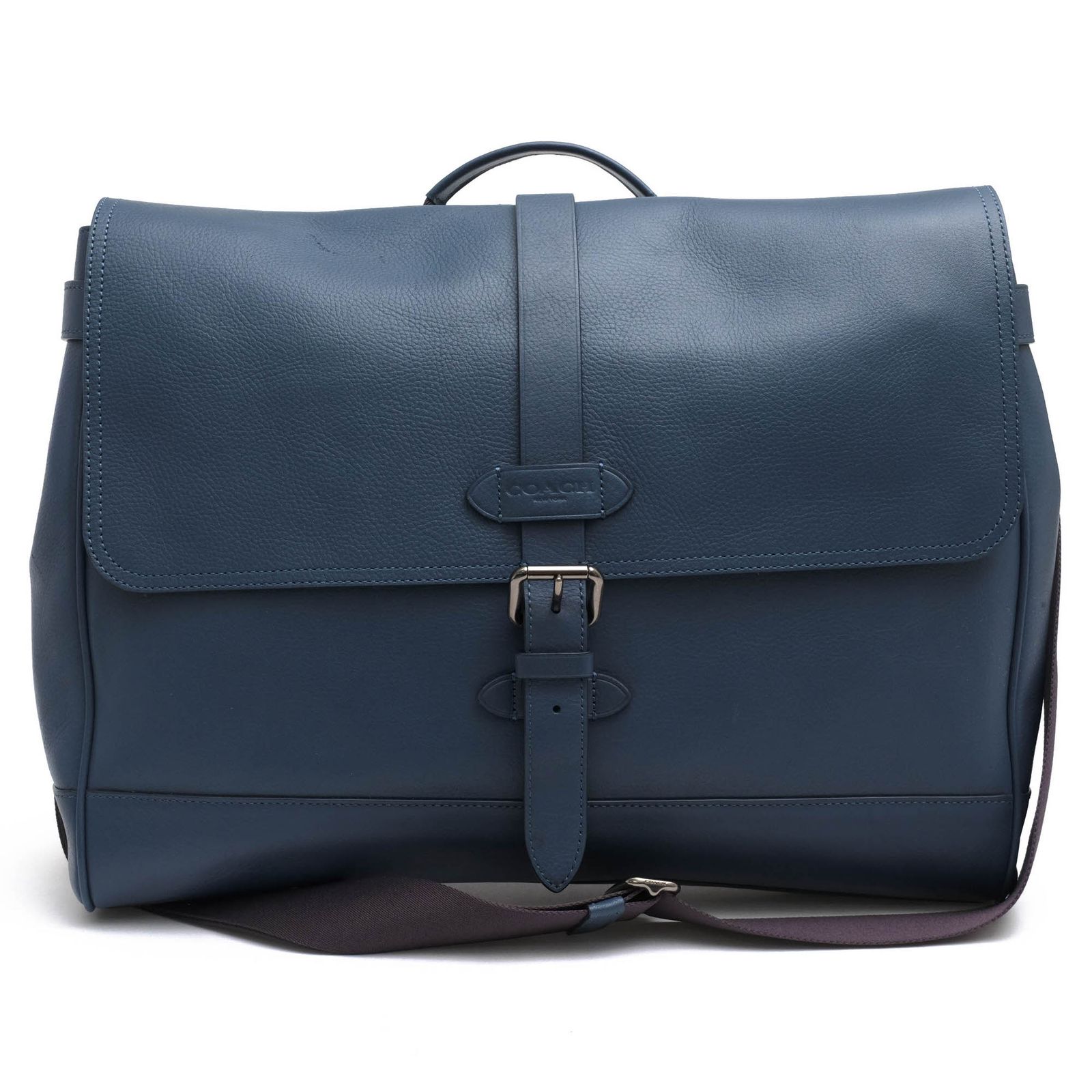 コーチ／COACH バッグ ブリーフケース ビジネスバッグ 鞄 ビジネス メンズ 男性 男性用 レザー 革 本革 ネイビー 紺 F23204 Hudson Messenger ハドソン メッセンジャー メッセンジャーバッグ 2WAY ショルダーバッグ シボ革