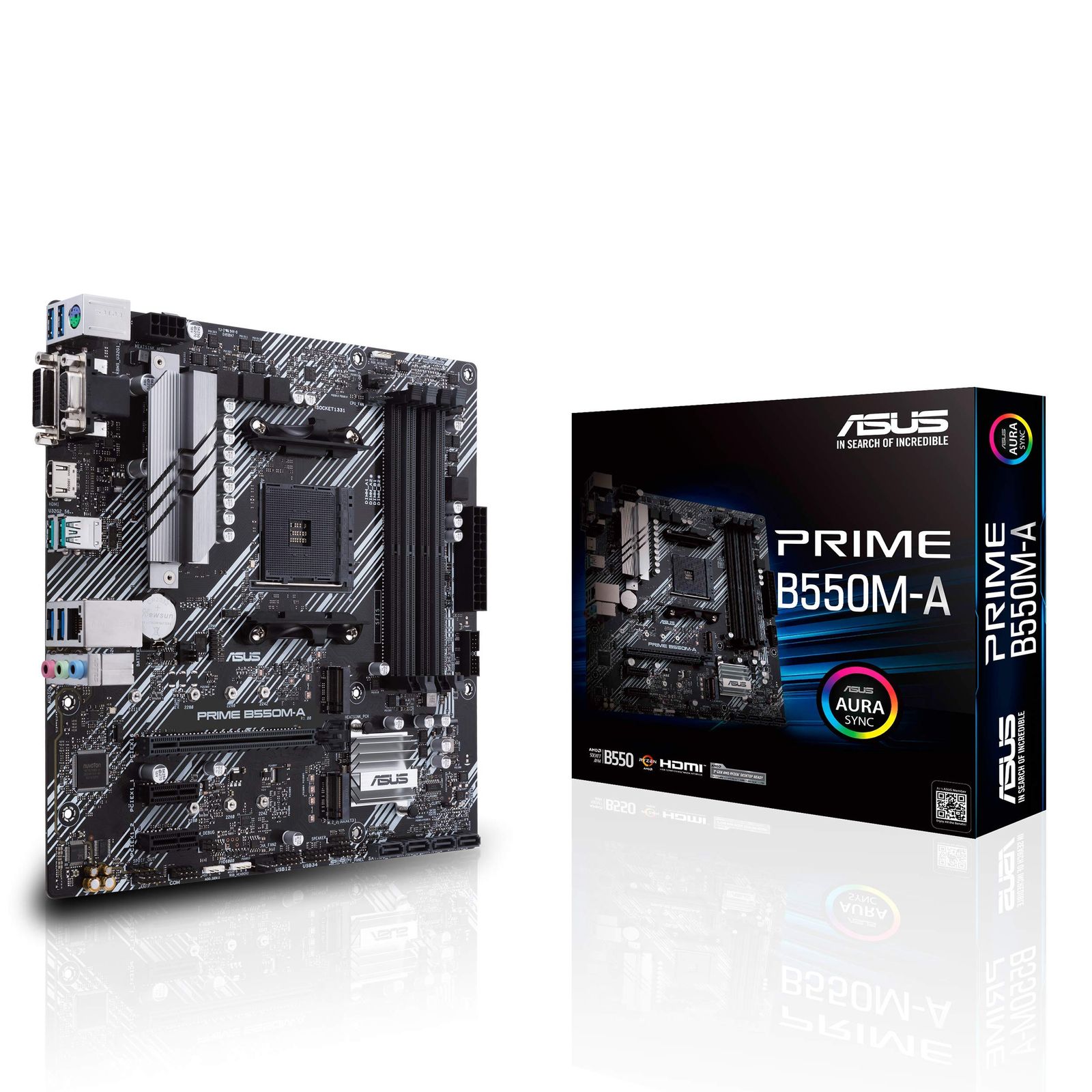 ASUS AMD B550 搭載 AM4 対応 マザーボード PRIME B550M-A【MicroATX】 [単品]