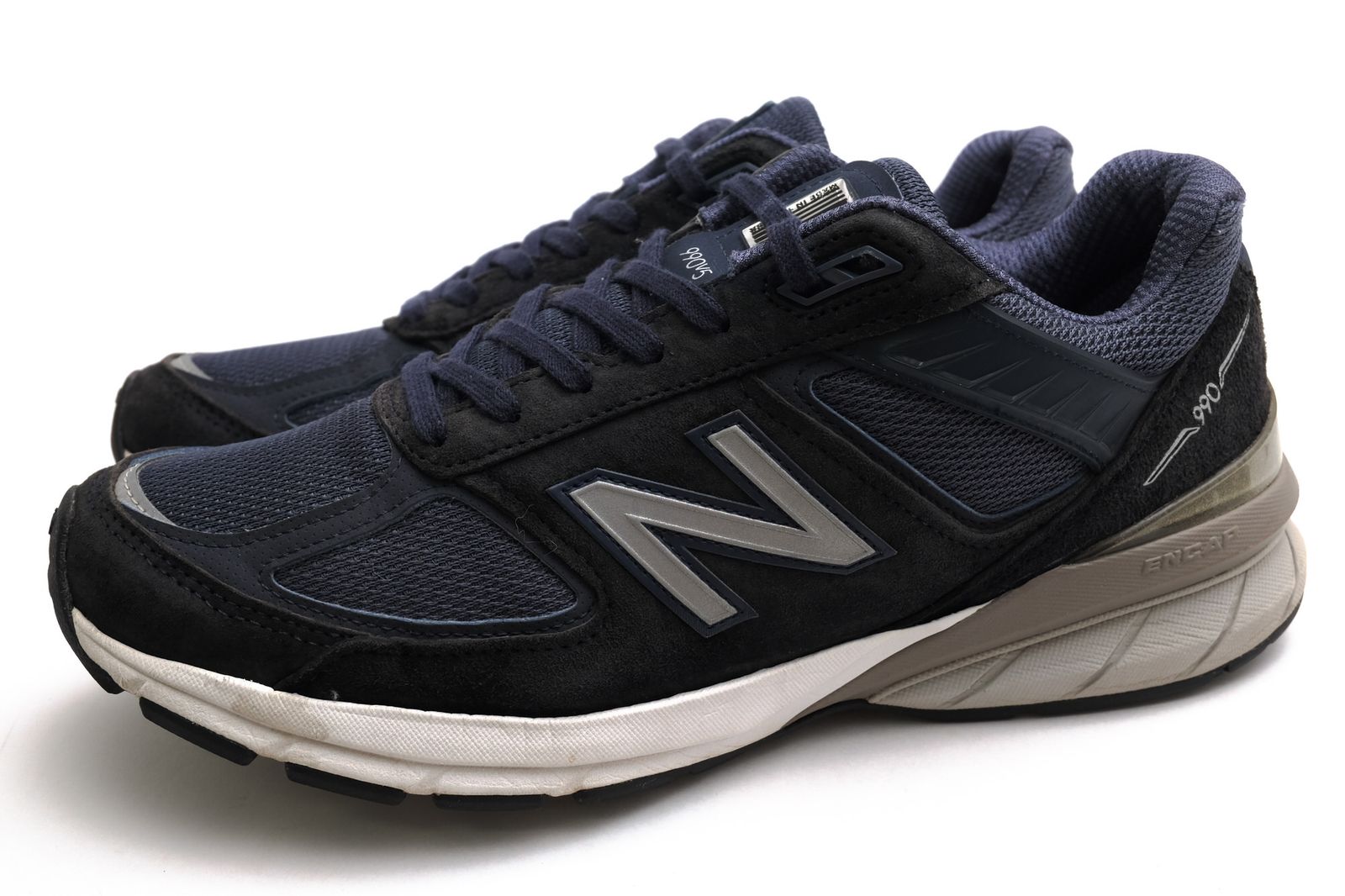 ニューバランス／NEW BALANCE シューズ スニーカー 靴 ローカット メンズ 男性 男性用 スエード スウェード レザー 革 本革 ネイビー 紺 M990NV5