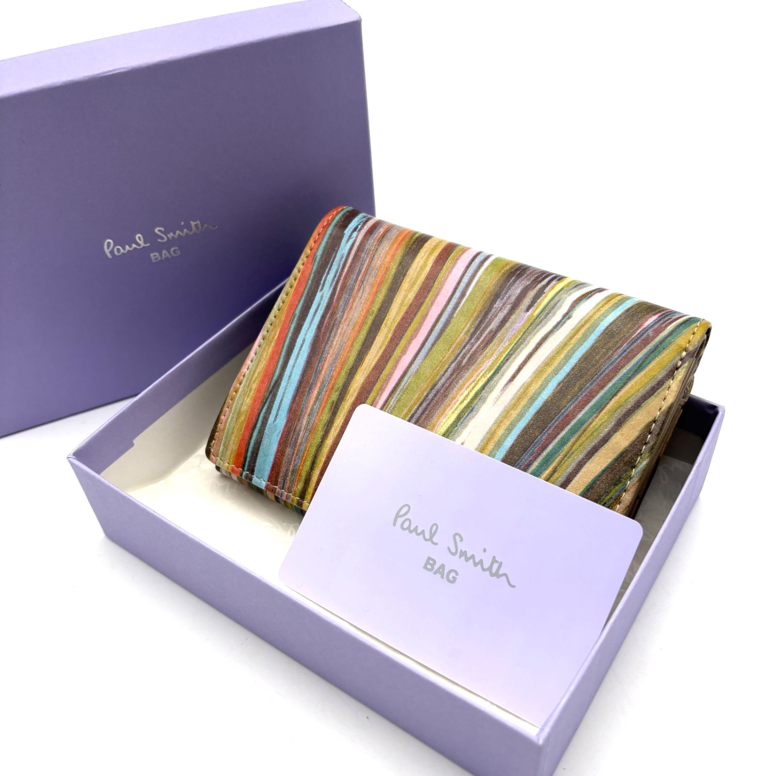 未使用に近い ポールスミス Paul Smith 折り財布 二つ折り マルチ