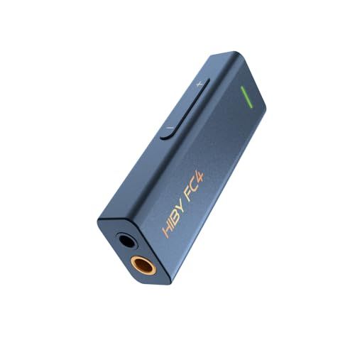 HiBy FC4ヘッドホンアンプ ポータブルDAC 4.4mmと3.5mmヘッドフォン出力付き MQA16X PCM768K DSD256 高駆動力 Android/iOS/Mac/Windows用 (ブルー)送料無料 df4d537b