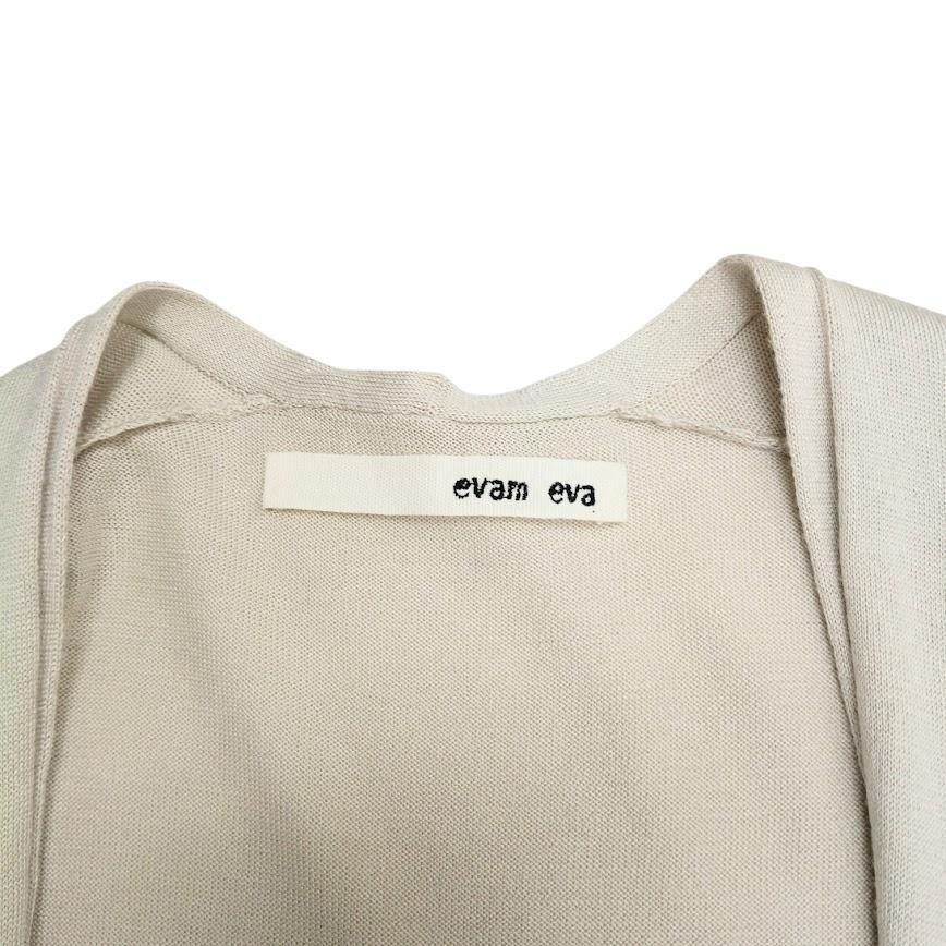 evam eva エヴァムエヴァ cotton silk robe コットン シルク