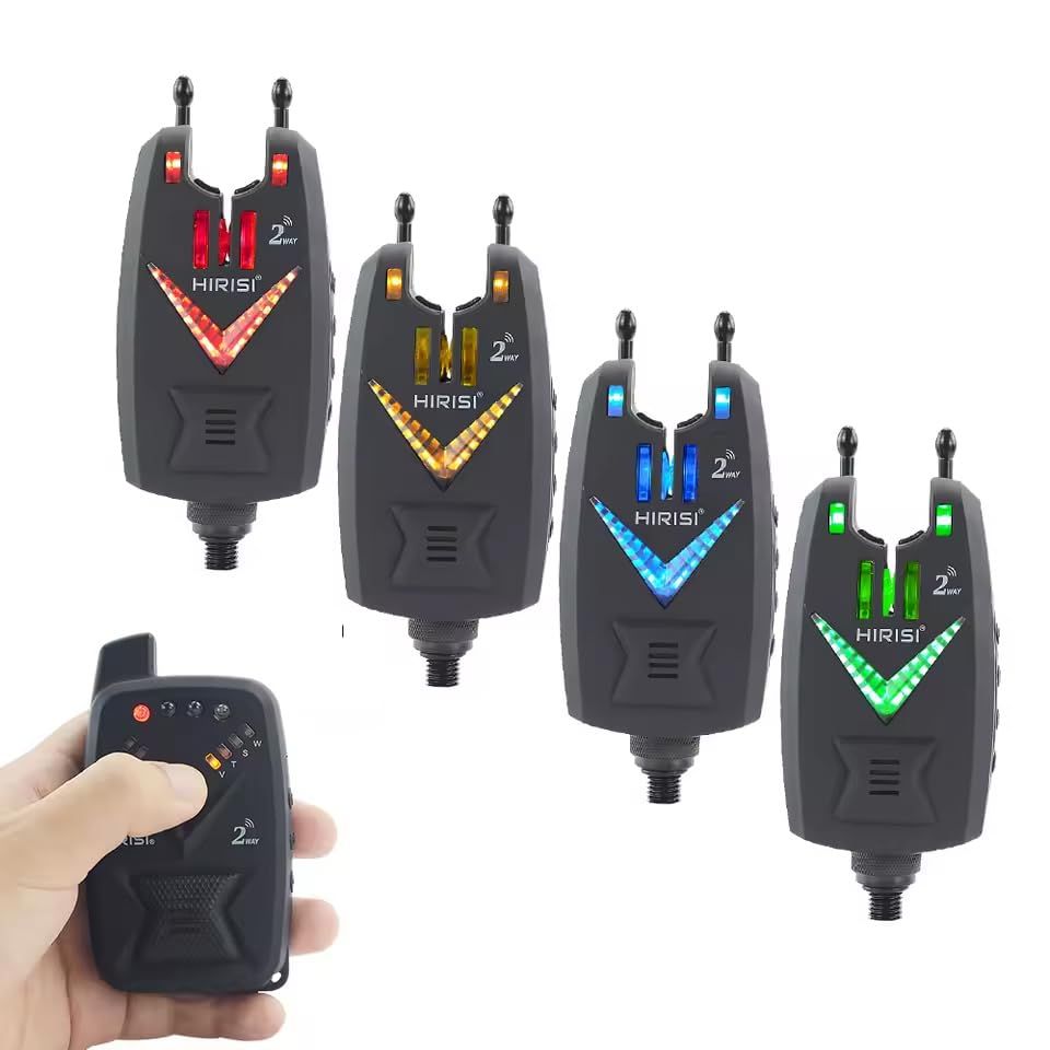 新品 zmart Hirisi S3-4 鯉釣り アラームセット バイト アラーム 2ウェイ バイト インジケーター ロッドポッド フィッシングアラーム 釣り用センサー スイングアーム 竿立て フィッシングベル 釣り竿ホルダー LEDインジケーター ラインクリ 25,727円