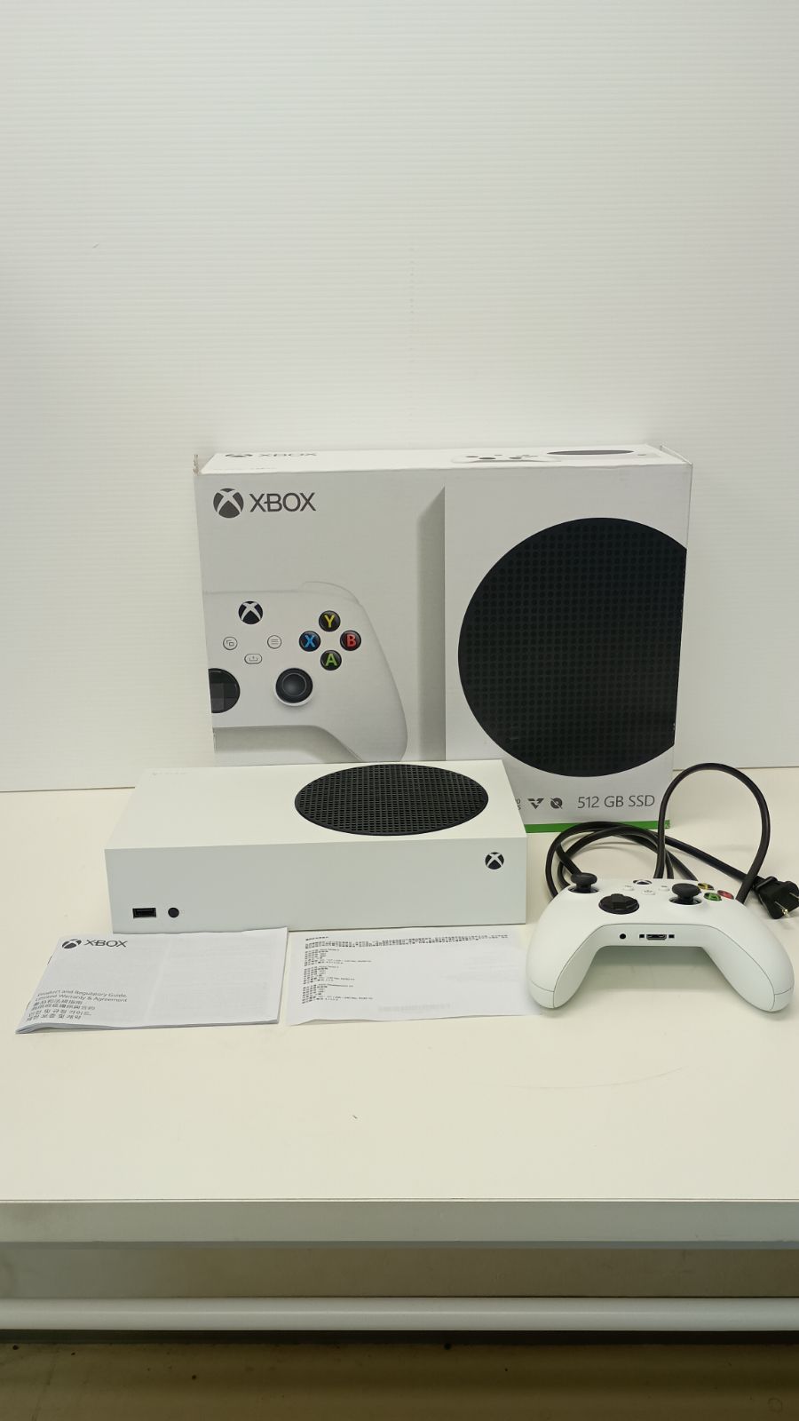 Microsoft Xbox series S 512GB 通電起動初期化済 箱、コントローラー