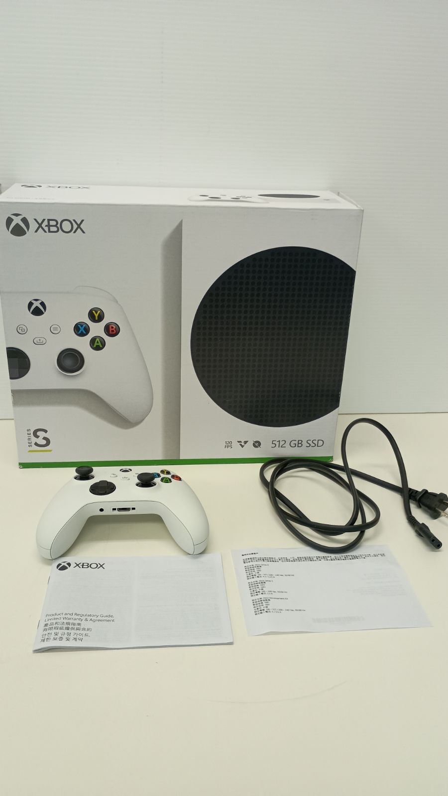 Microsoft Xbox series S 512GB 通電起動初期化済 箱、コントローラー