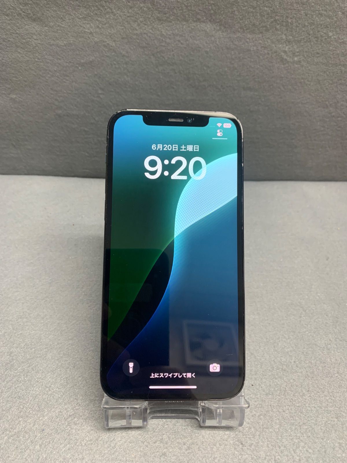 中古 Appleストア版 SIMフリー iPhone12 Pro 128GB パシフィックブルー色