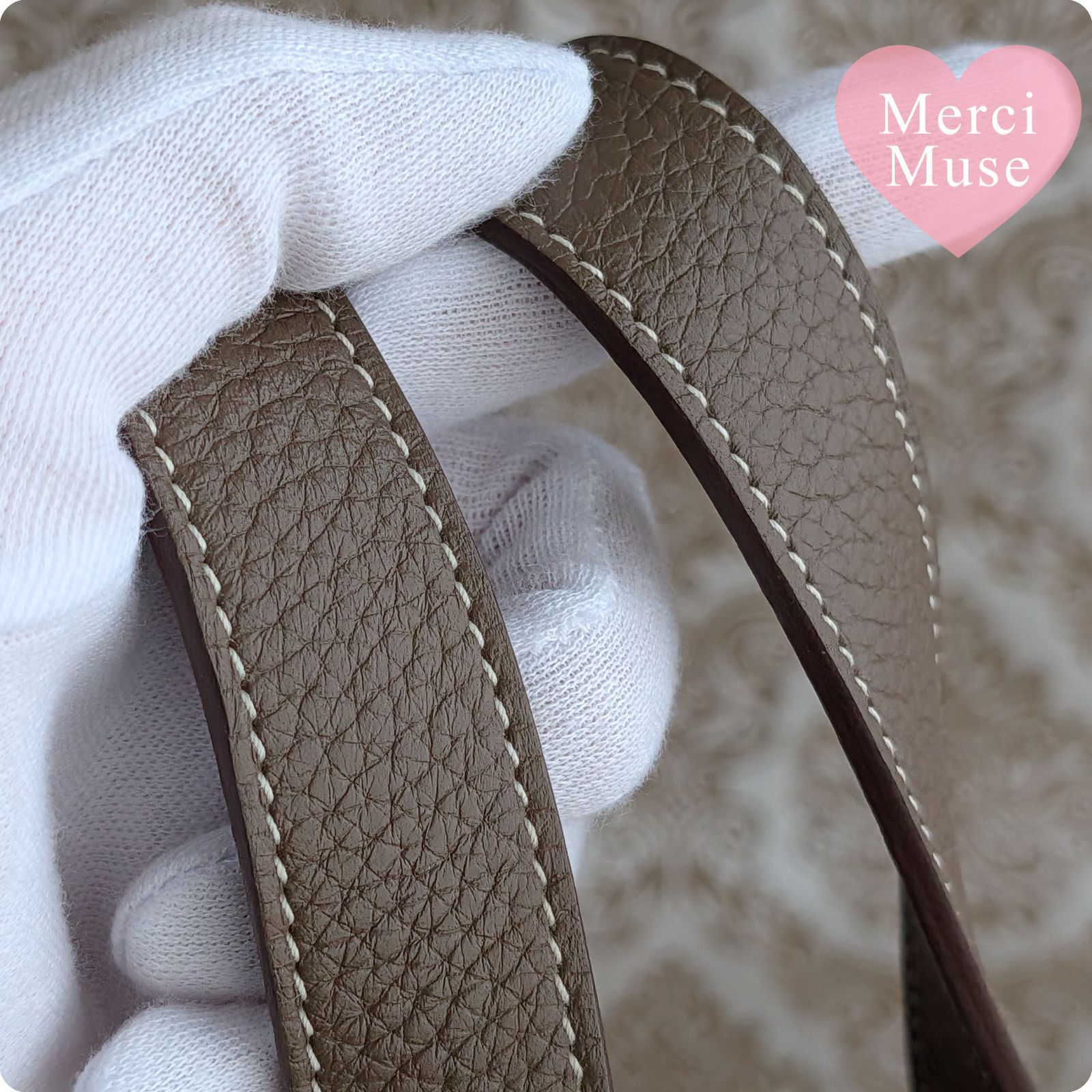 ❤お得なお品❤ピコタンロックPM18 エトゥープxシルバー金具 エルメス