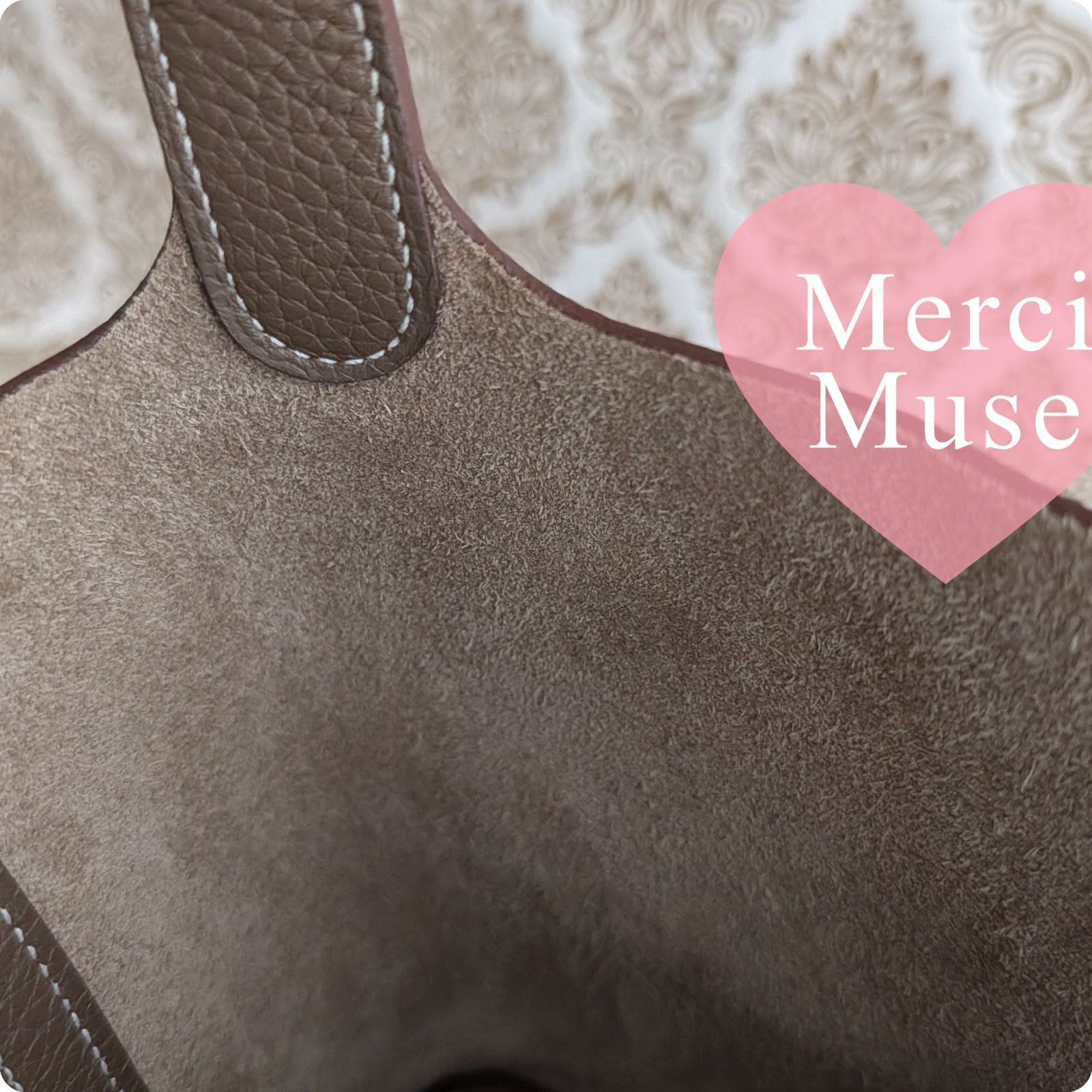 ❤お得なお品❤ピコタンロックPM18 エトゥープxシルバー金具 エルメス