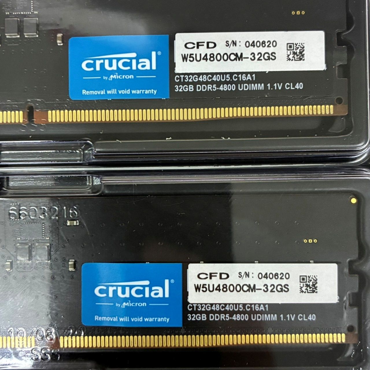 Crucial DDR5-4800 | 32GB クルーシャル DDR5 crucial UDIMM 4800MHz