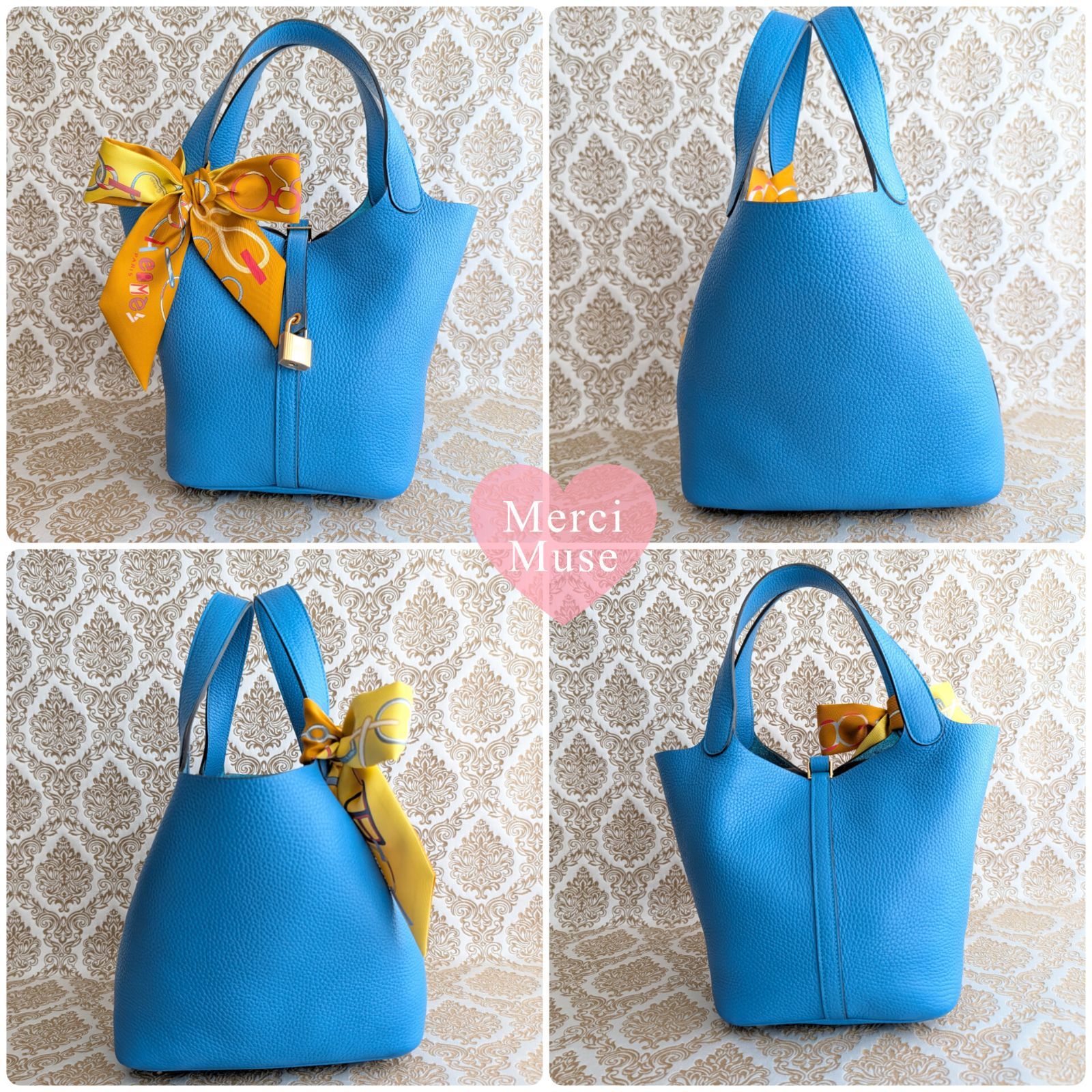 ❤お得なお品❤ピコタンロックMM22 ブルーザンジバルxゴールド金具