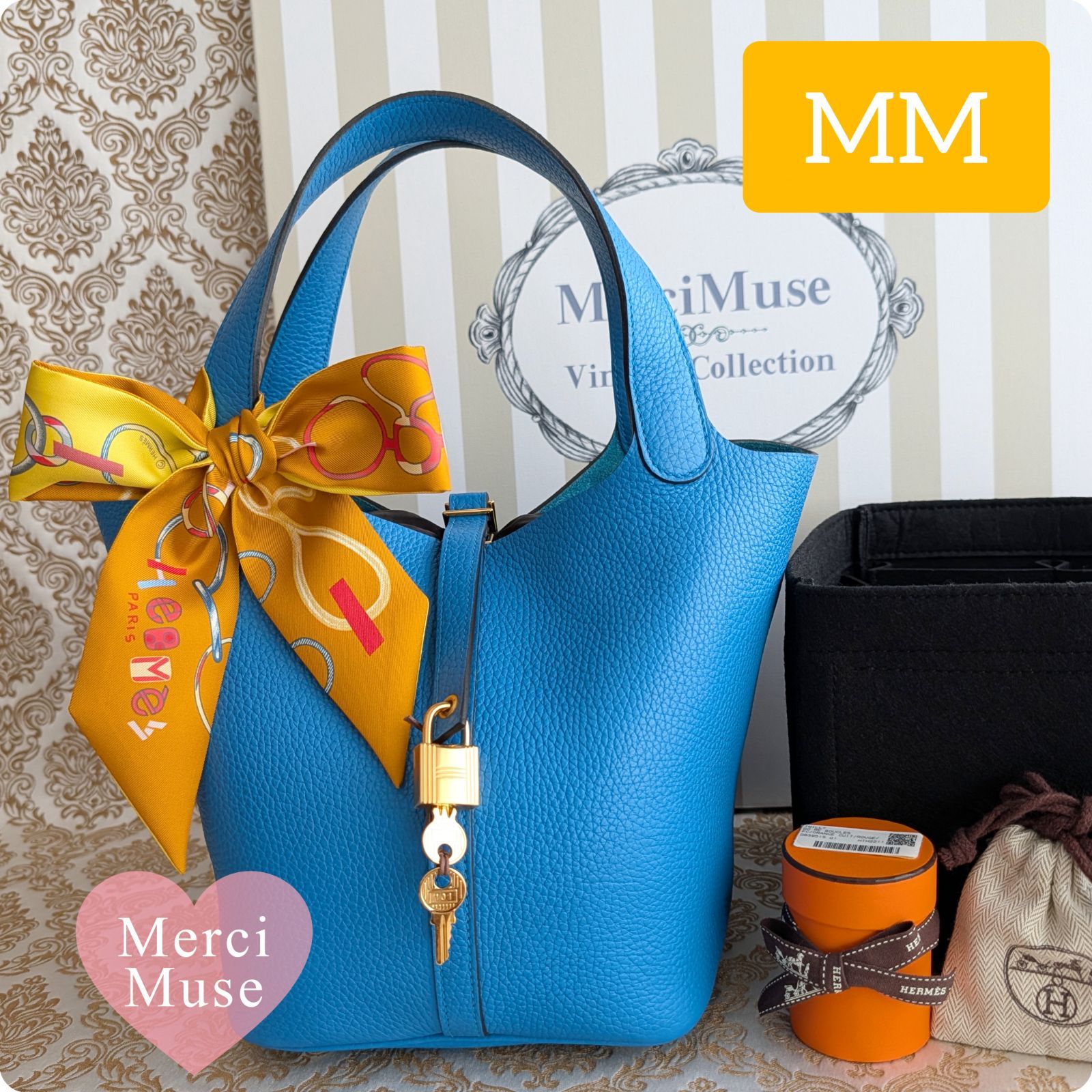 ❤お得なお品❤ピコタンロックMM22 ブルーザンジバルxゴールド金具