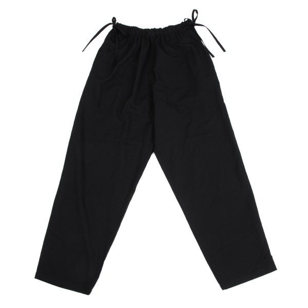 ワイズY's ウールギャバウエストストリングパンツ 黒M位