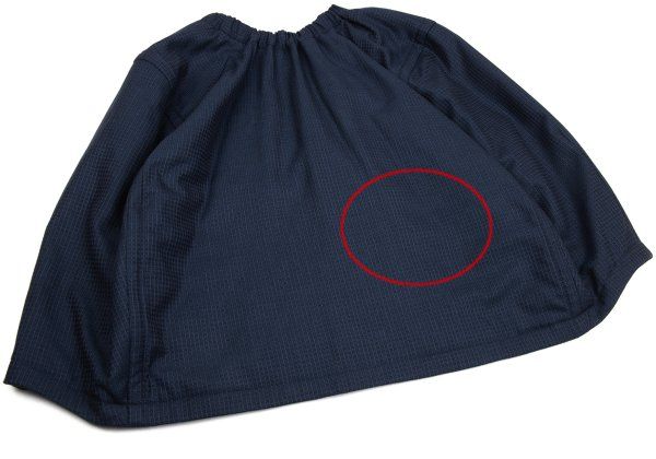 コムコム コムデギャルソンCOMME des GARCONS 中綿キルティングウールチェック織りスカート 青XS
