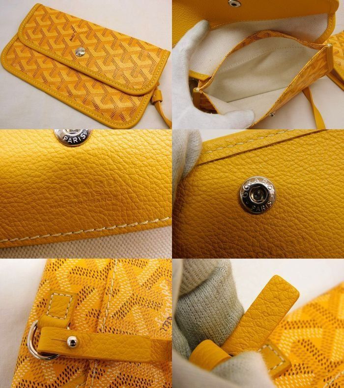 美品 GOYARD ゴヤール サンルイ PM □ トートバッグ イエロー 黄色系
