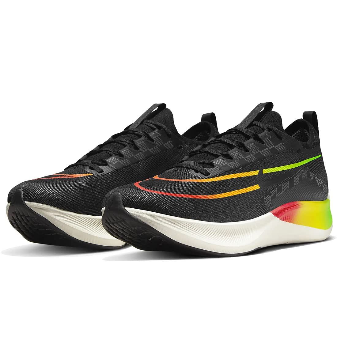 [ナイキ] ズーム フライ 4 ZOOM FLY 4 ブラック/グリーンストライク/トータルオレンジ/ボルト DQ4993-010 日本国内正規品 27.0cm [ブラック/グリーンストライク/トータルオレンジ/ボルト] [27.0 cm]