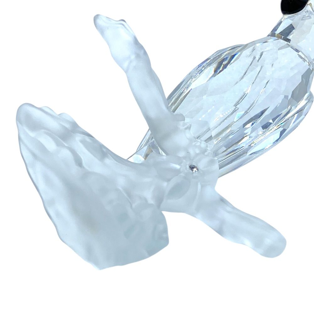 美品 SWAROVSKI スワロフスキー Cockatoo バタンインコ オブジェ