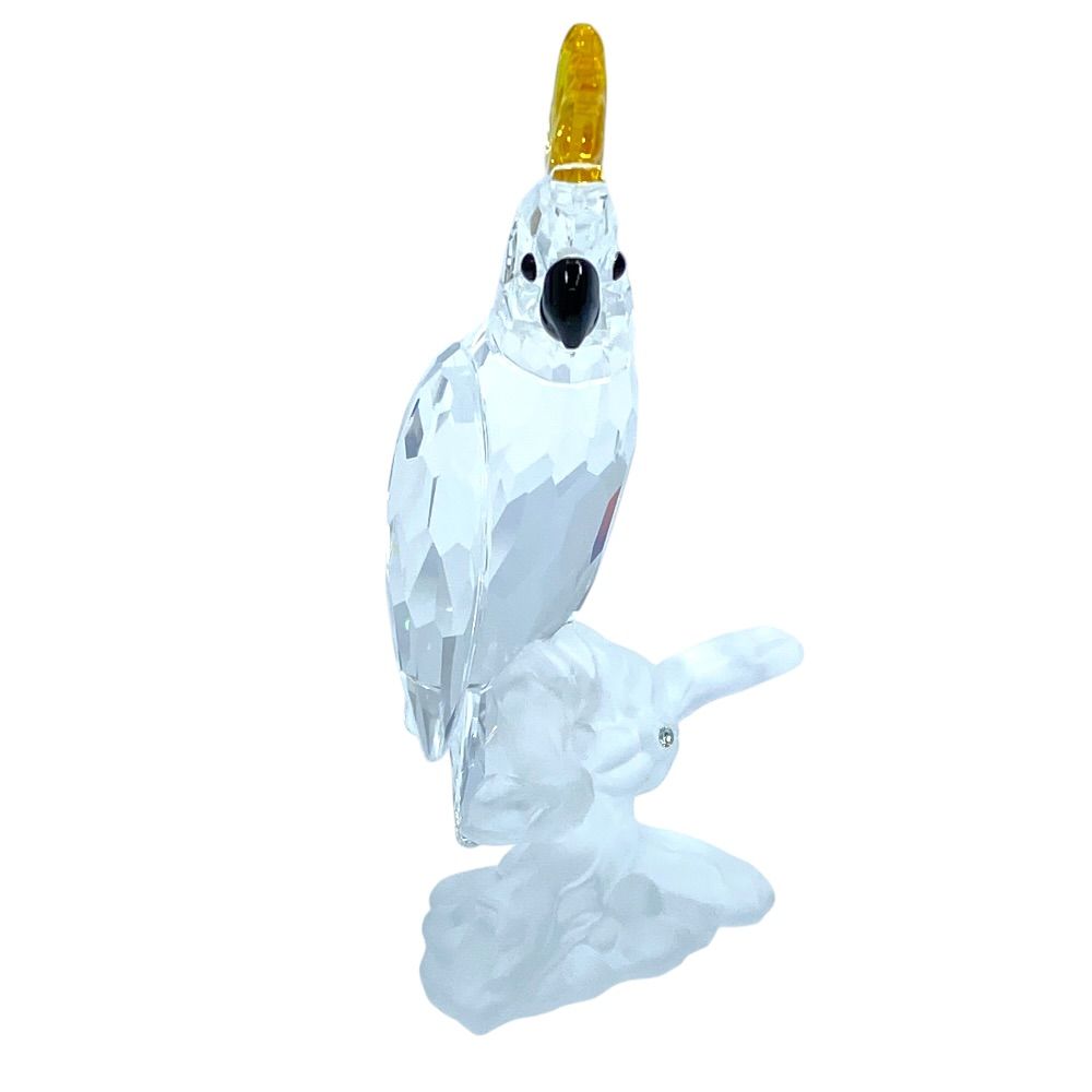 美品 SWAROVSKI スワロフスキー Cockatoo バタンインコ オブジェ 美品 SWAROVSKI スワロフスキー Cockatoo バタンインコ オブジェ