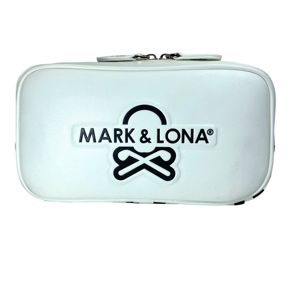 未使用 MARK&LONA マークアンドロナ Ever Shoulder Pouch 2WAY ショルダーバッグ ウエストポーチ MLS-5A-SB23 合成皮革 ホワイト スタイリッシュ 上質 洗練 多用途 実用的 人気 定番 現代的
